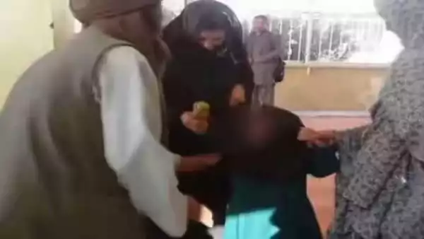 6-year-old girl in Afghanistan is forced to marry a 55-year-old man in exchange for a goat (photos)